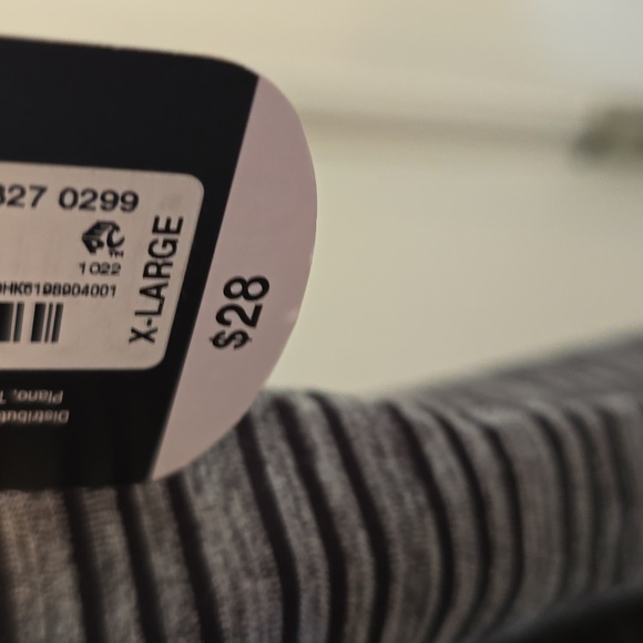 XERSION BRAND MENS BLACK AND GRAY STRIPED MUSCLE TEE SIZE XL - Picture 5 of 12